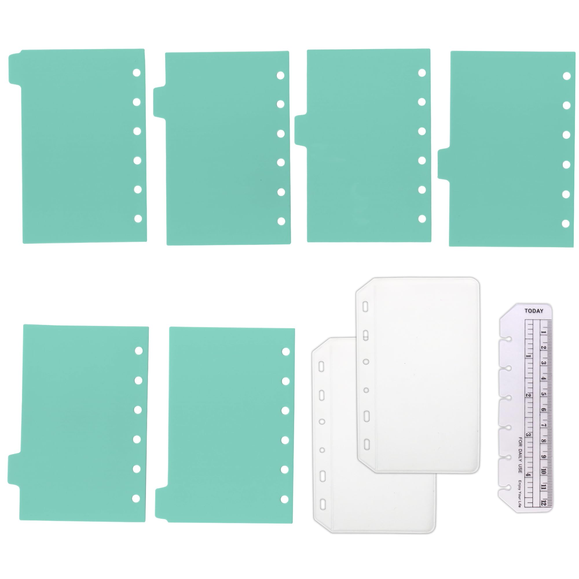 Amazon.co.jp: TSUKURIRO ミニ6 プラスチック インデックス 6穴