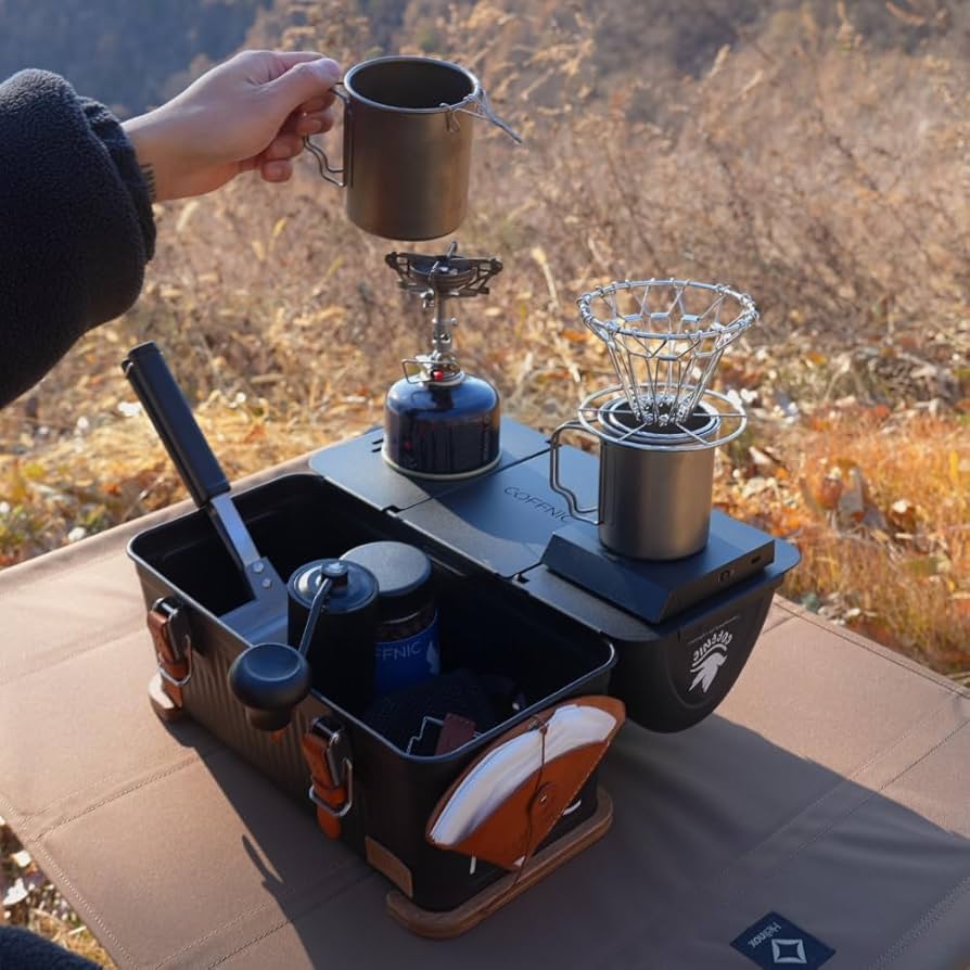 Amazon | COFFNIC Stanley ランチボックス スチールテーブルトップ