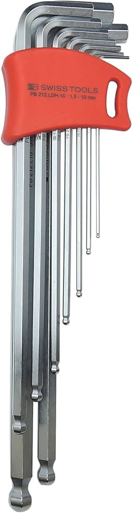 Amazon.co.jp: PBピービー ボール付六角レンチセット ロングパックナシ