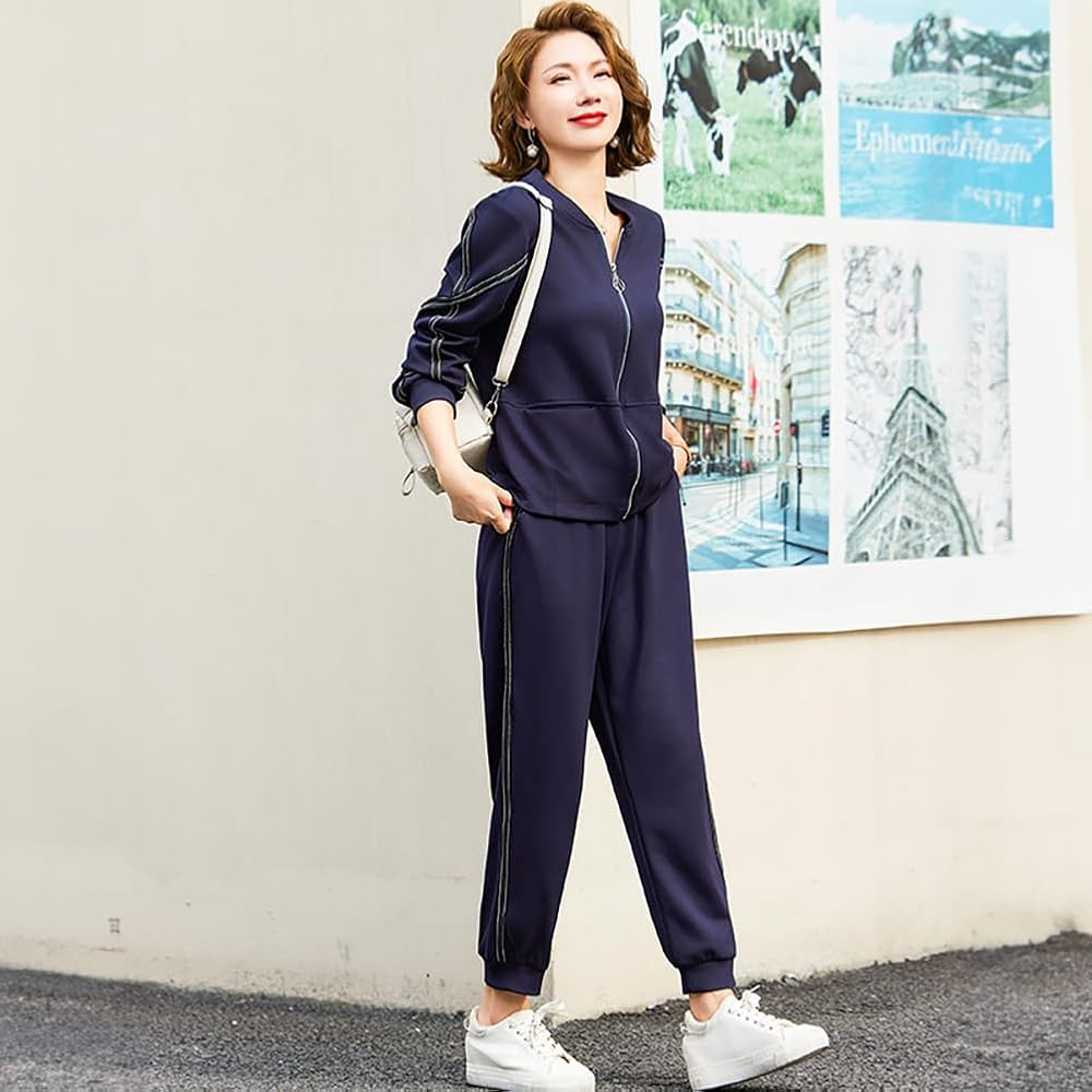 Amazon | [MTKCNTL] ジャージセットアップ レディース シニア 上下