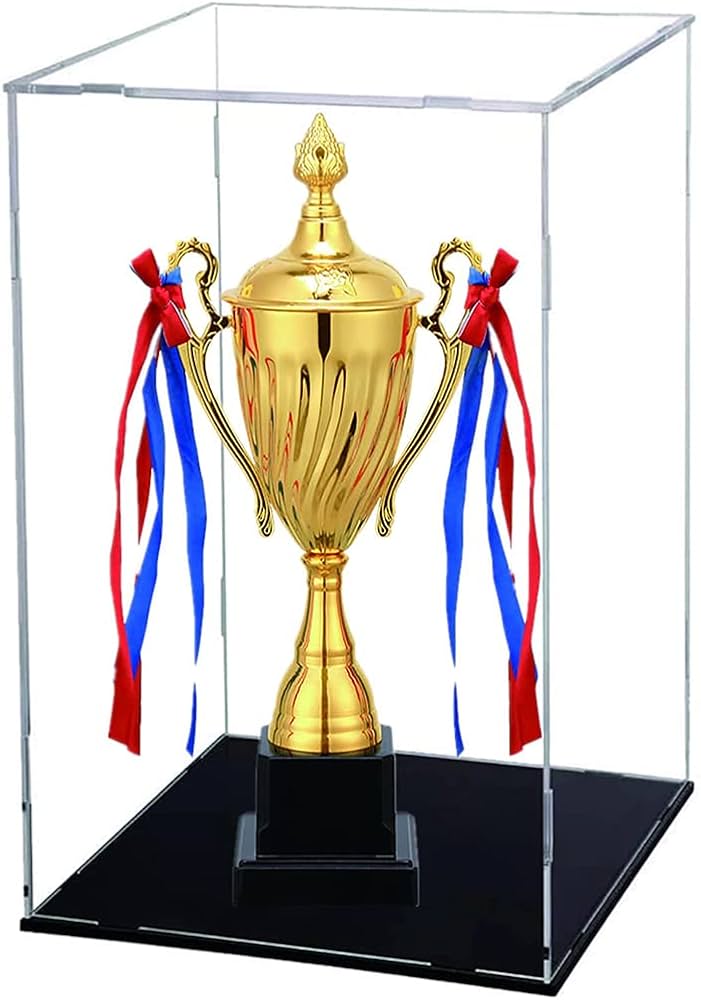 Amazon.co.jp: 金属トロフィー用アクリルディスプレイケースモデル防塵