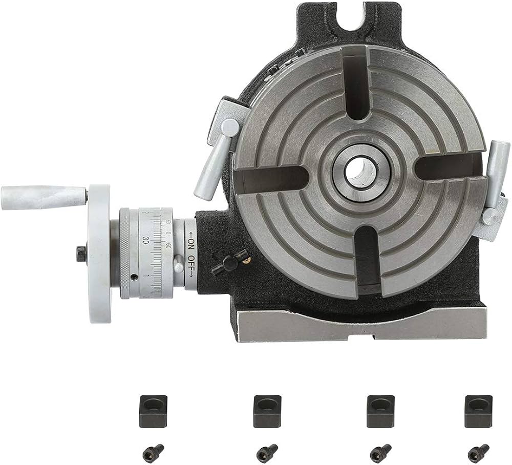 Amazon.co.jp: 回転台、水平回転作業台精密回転台、フライス盤加工用