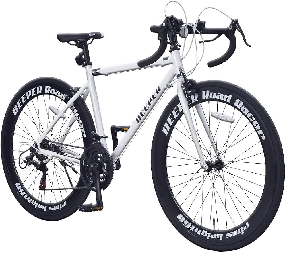 Amazon | ロードバイク 700C 軽量アルミフレーム 21段変速 700x28C