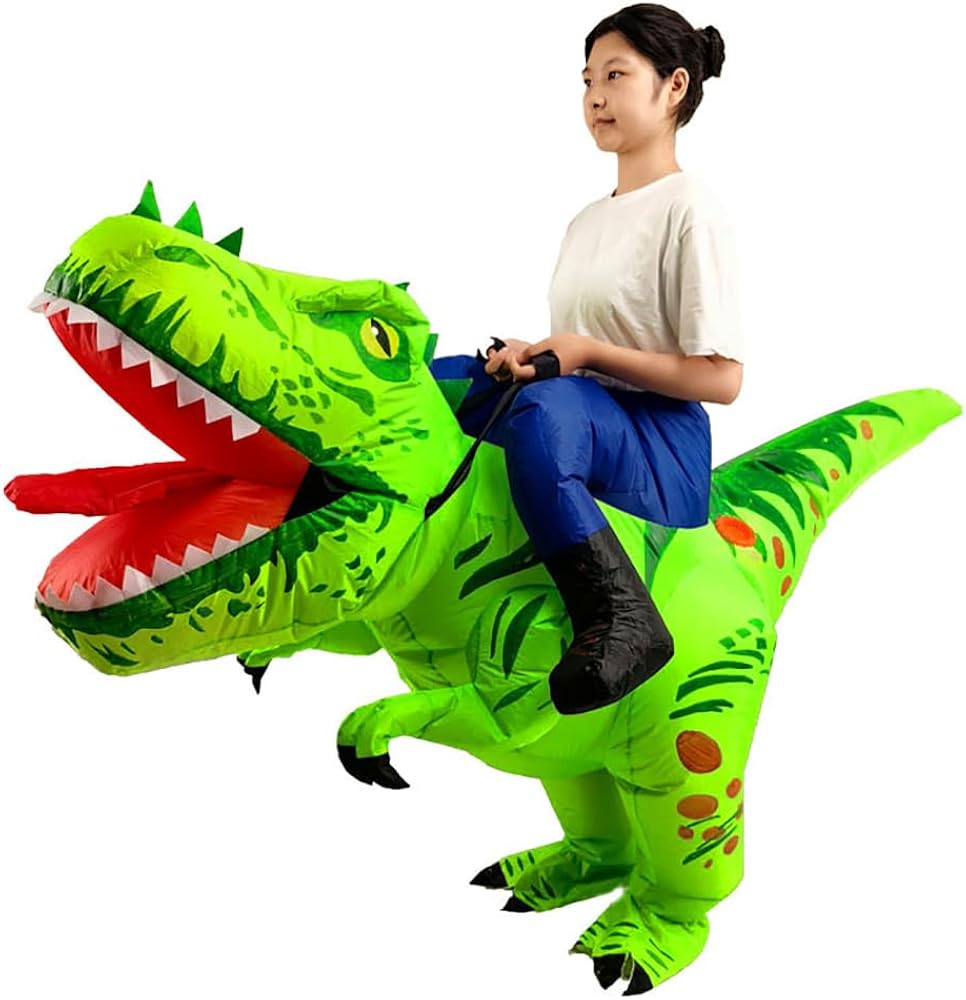 Amazon.co.jp: [ANGELCITY] 恐竜コスプレ 半身 恐竜着ぐるみ