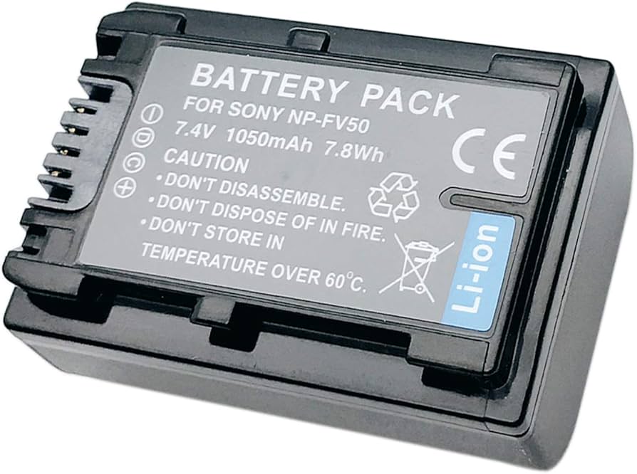 Amazon.com : Battery Pack for Sony HDR-CX560V, HDR-CX560VE, HDR