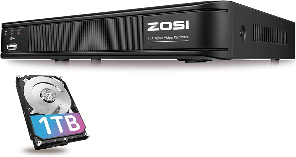 Amazon.com: ZOSI 5MP Lite 8 Channel CCTV DVR Recorder Full 1080p