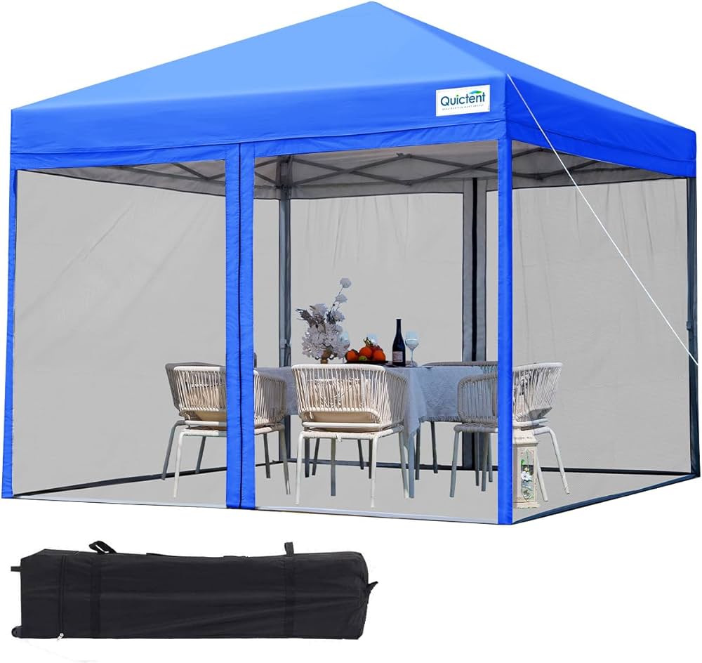 Amazon.co.jp: Quictent ワンタッチ タープテント 蚊帳テント 3段階