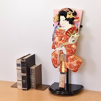 Amazon | 羽子板 お祝い 初正月 羽子板飾り ガラス ケース飾り 正月