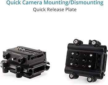 FILMCITY Camera Shoulder Support Rig Kit with Cage & Matte Box for
