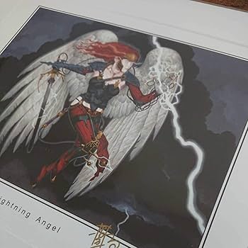 Amazon.co.jp: MTG《稲妻の天使/Lightning○Angel》イラストレーター