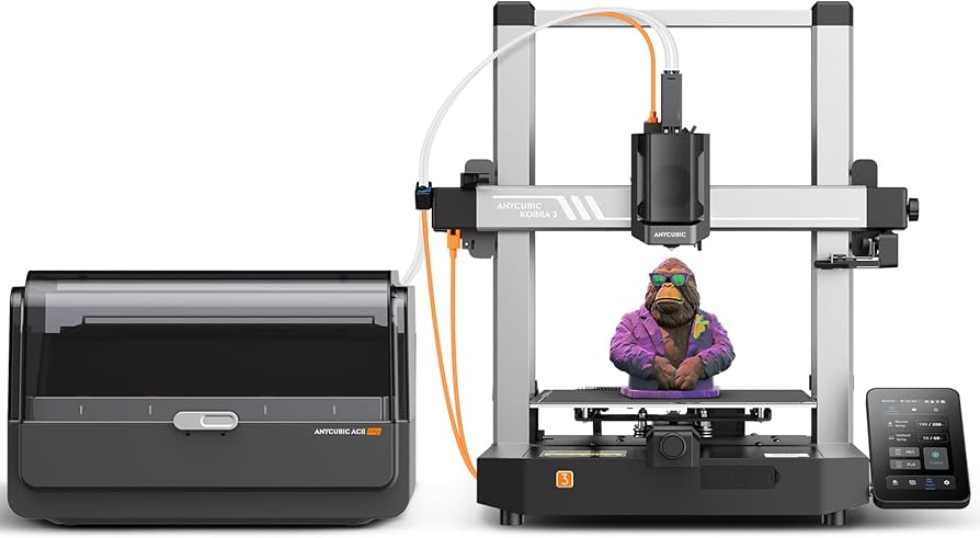 Amazon | Anycubic 3dプリンター Kobra 3 Combo、多色造形、最大移動