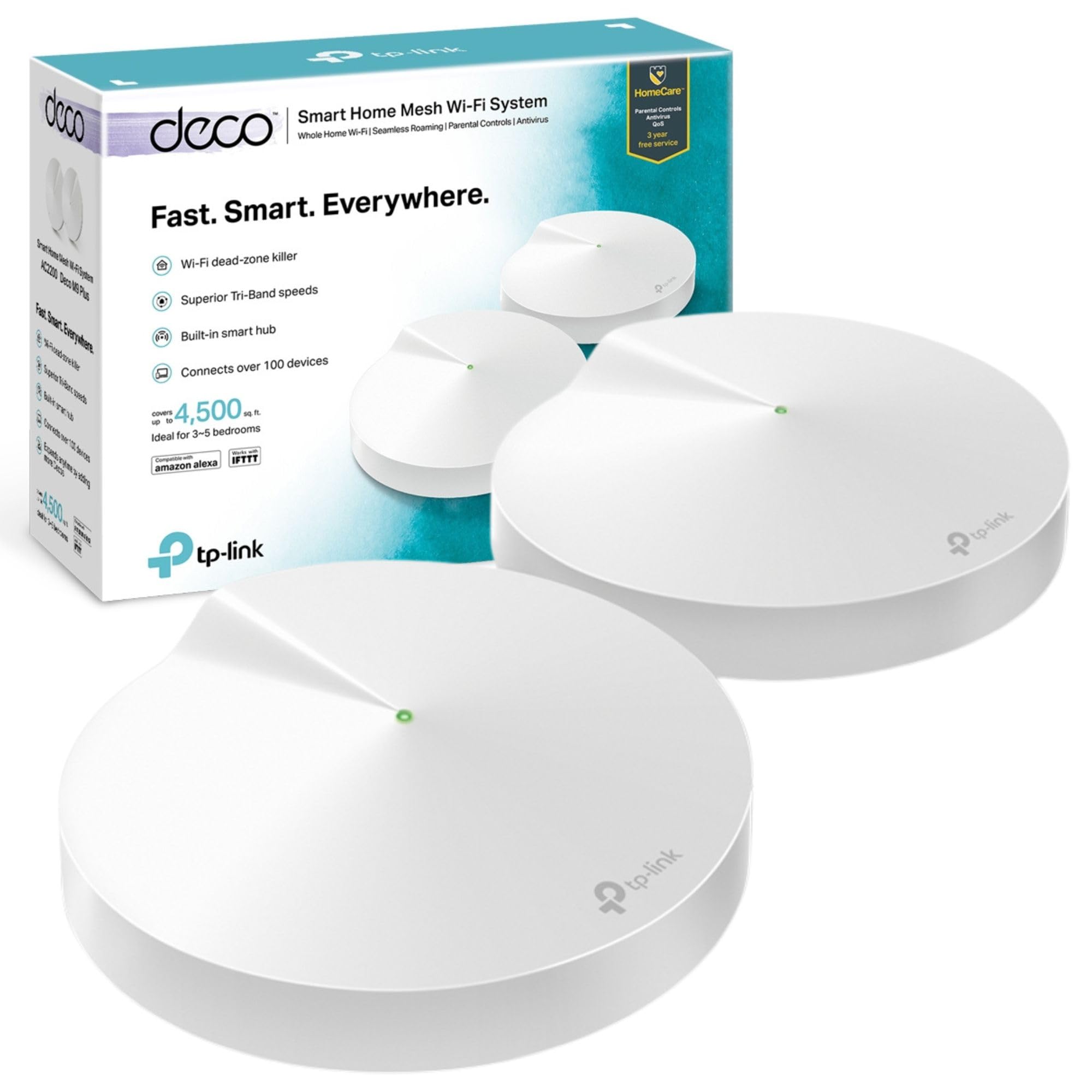 TP-Link Deco M9 Plus(2-pack) Wi-Fi Router : Amazon.sg: Electronics
