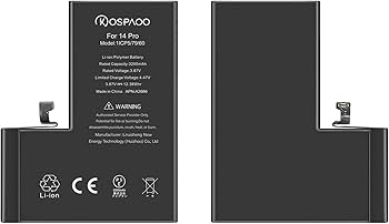 Amazon | KOSPAOO for iPhone 14Pro バッテリー 交換 大容量3400mAh