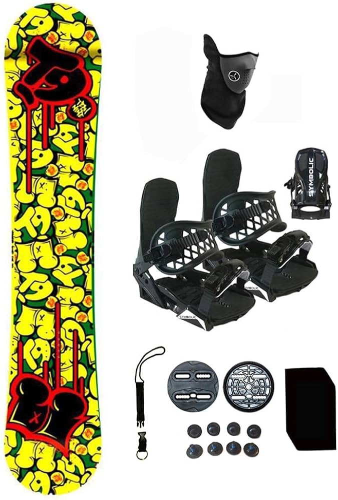 Amazon.com : T9 Symbolic Technine 140cm Blemish Snowboard and