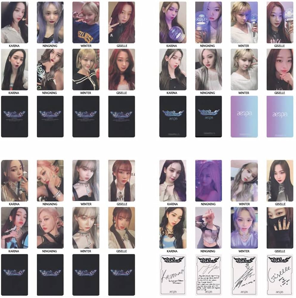 Amazon.co.jp: aespa LOMOカード 32枚【girls 】- LIFE IS TOO SHORT