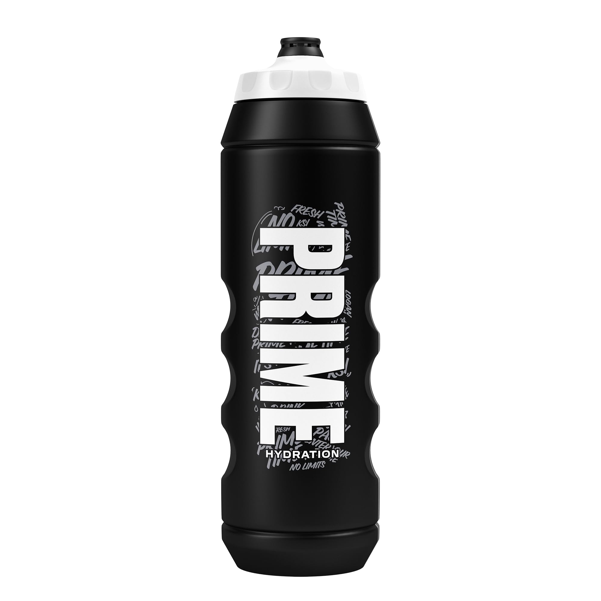 Amazon.com: PRIME 32 oz Black Graffiti Squeeze Sports Water Bottle