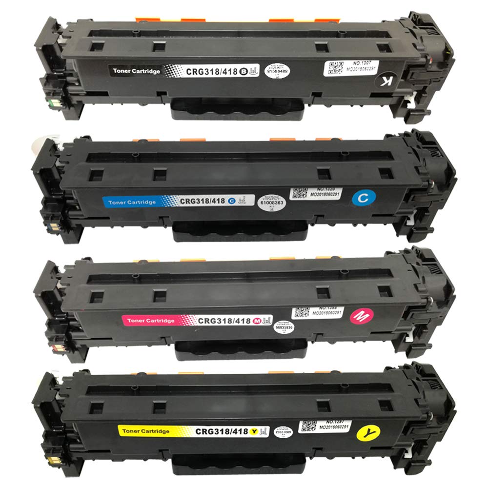 Amazon | CRG-318/418 BLK/CYN/MAG/YEL 4色セット トナーカートリッジ