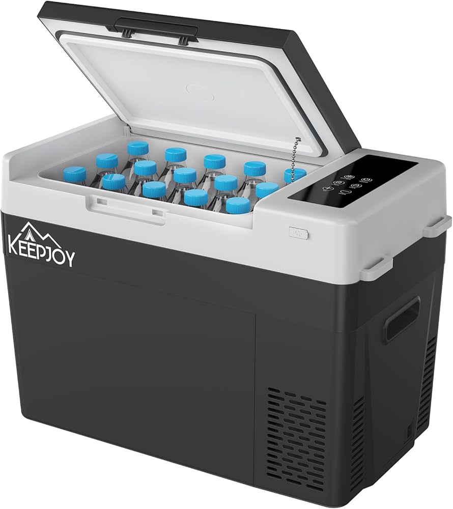 Amazon.co.jp: KEEPJOY 車載冷蔵庫 30L ポータブル冷蔵庫