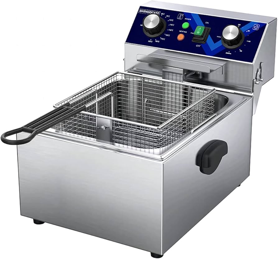 Amazon.co.jp: 電気フライヤー 10L 卓上フライヤー 揚げ物器 ミニ