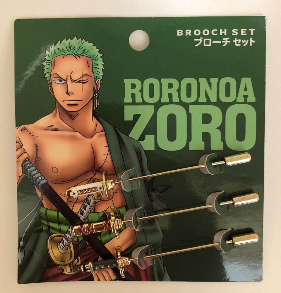 Amazon | USJ ワンピース イベントグッズ「ゾロの三本の刀 ブローチ