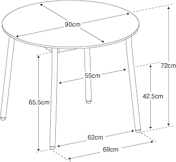 Amazon.co.jp: 無印良品 中でも外でも使える 丸テーブル アルミ脚 大
