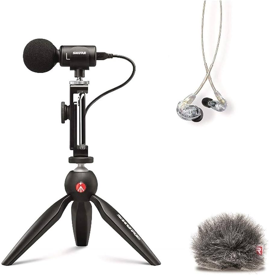 Amazon.co.jp: SHURE MV88+SE215-CL-A ポータブル動画撮影キット