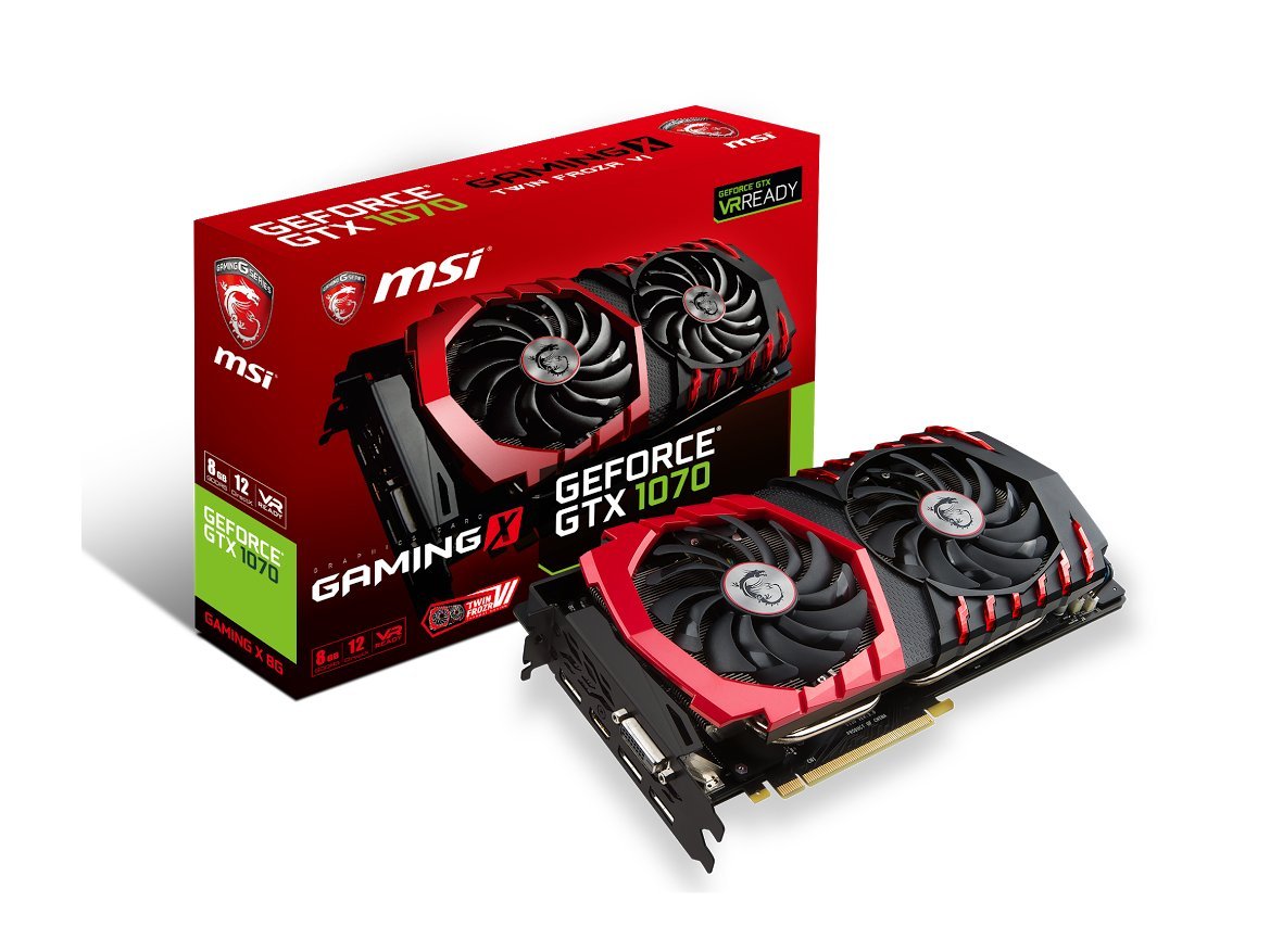 Amazon.com: msi Gaming GeForce GTX 1070 8GB GDDR5 SLI DirectX 12