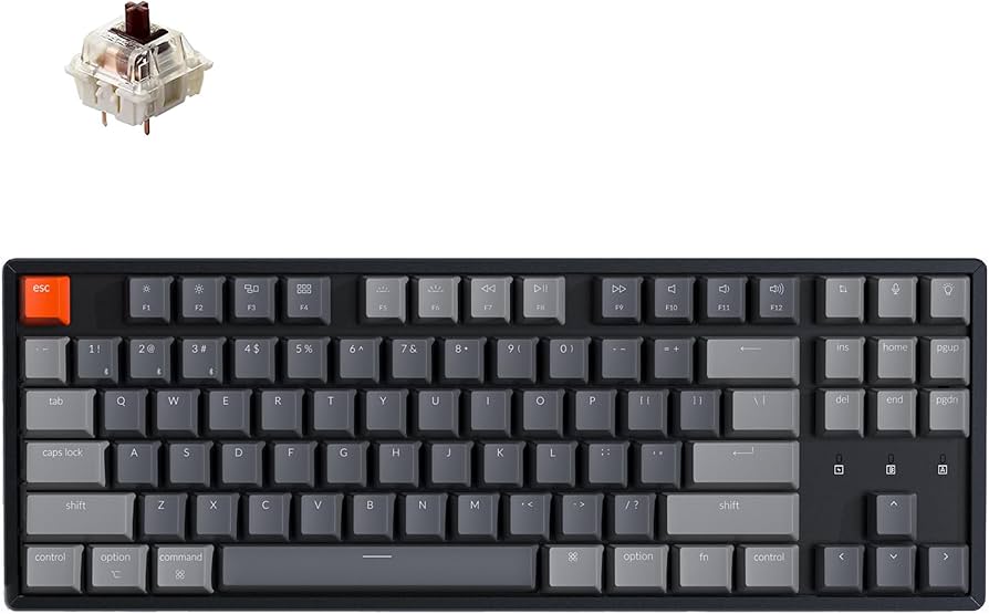 Amazon.com: Keychron K8 Wireless Bluetooth/USB Wired Mechanical
