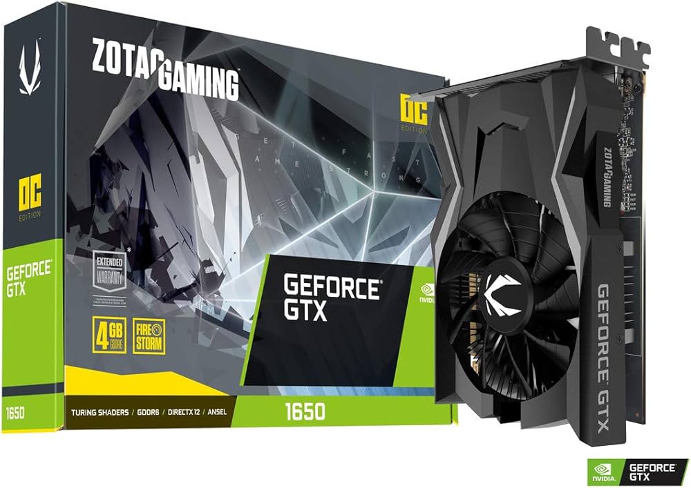 Amazon | Zotac Gaming GeForce GTX 1650 OC GDDR6 4GB 128ビット PCIe