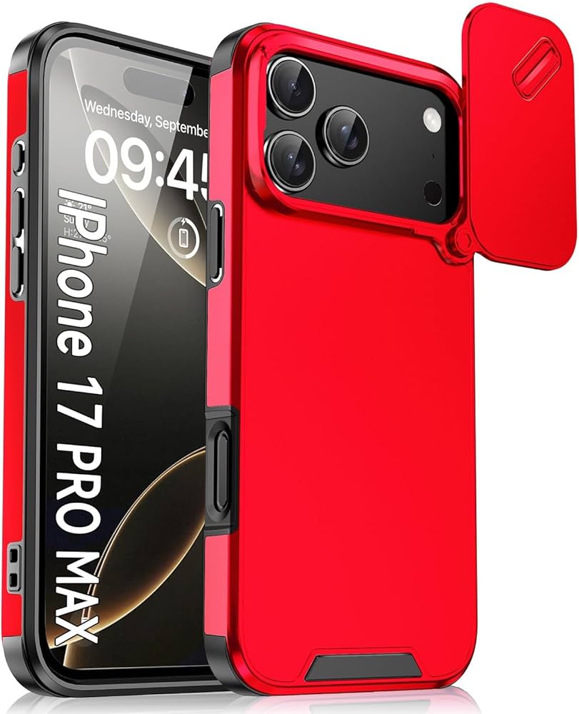 Amazon.co.jp: iPhone 17 Pro Max用ジェネリックケース(カラー:レッド