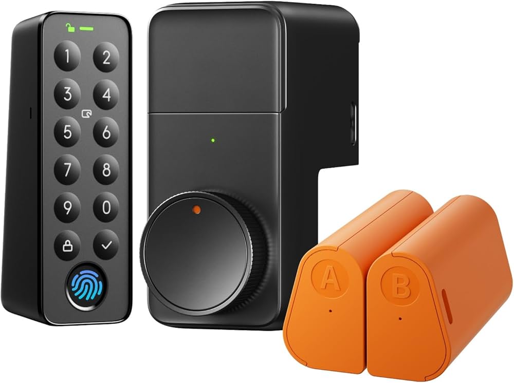 Amazon | 【セット買い】 SwitchBot ロックプロ 指紋認証パッド 充電