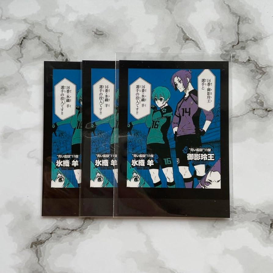 Amazon.co.jp: ブルーロック モノクロカード 御影 玲王 氷織 羊 : おもちゃ