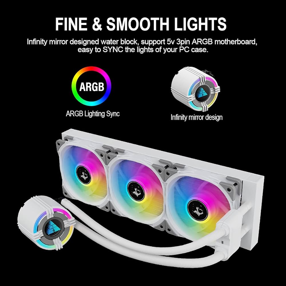 PC用ファン・クーラー GOLDEN FIELD PRISTINE VISION LIQUID 360