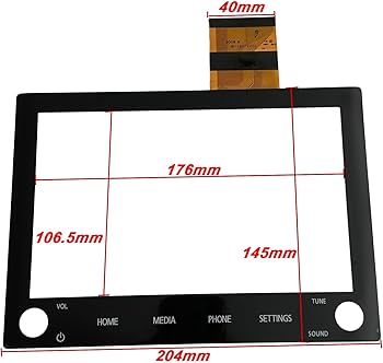Amazon.com: Micarun Touch Screen Digitizer Glass on Navigation LCD