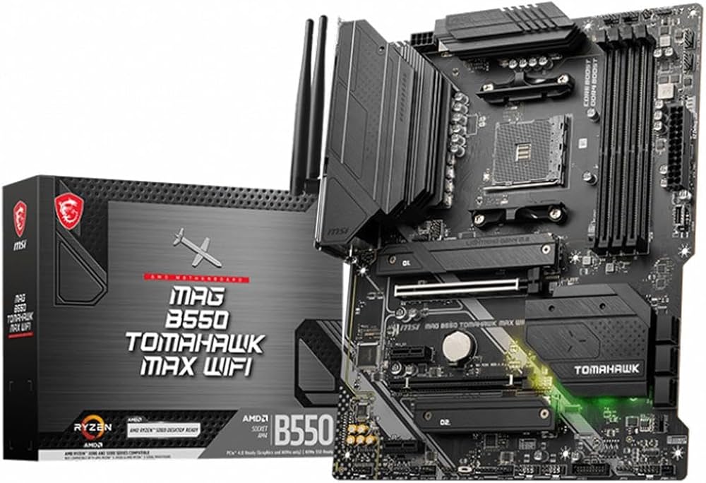 Amazon | MAG B550 Tomahawk MAX WiFi Gaming Motherboard (AMD AM4