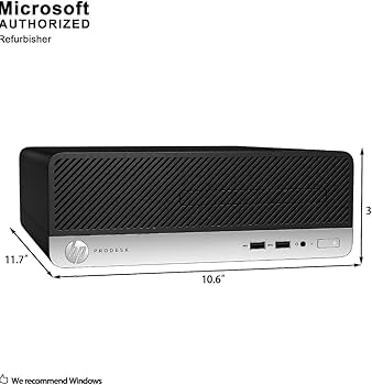 Amazon.com: HP ProDesk 400 G5 SFF High Performance Business
