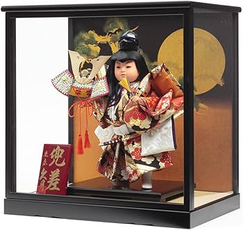 Amazon | 久月official 五月人形 武者人形ケース飾り 兜差 3G-M23-Z