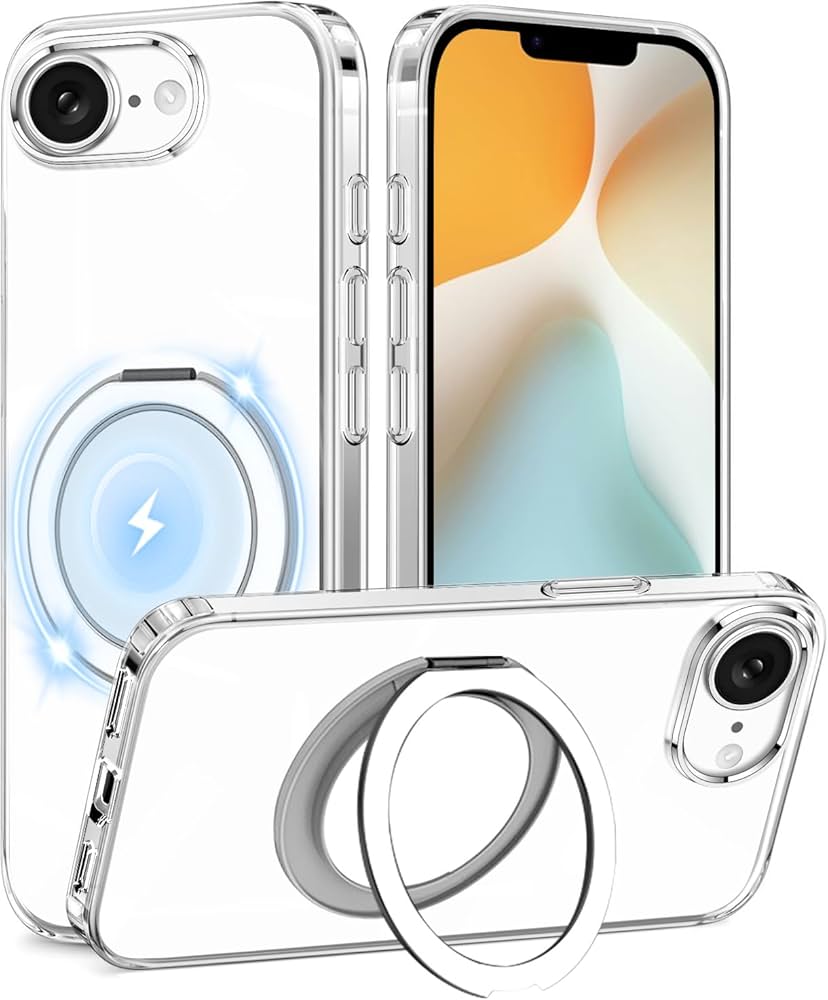 Amazon.co.jp: Cexitesuo iPhone 16e / 17e ケース クリア リング付き