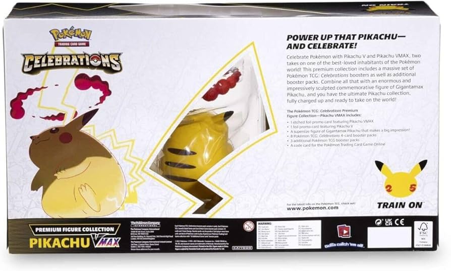 Amazon.com: Pokemon TCG: Celebrations Premium Figure Collection