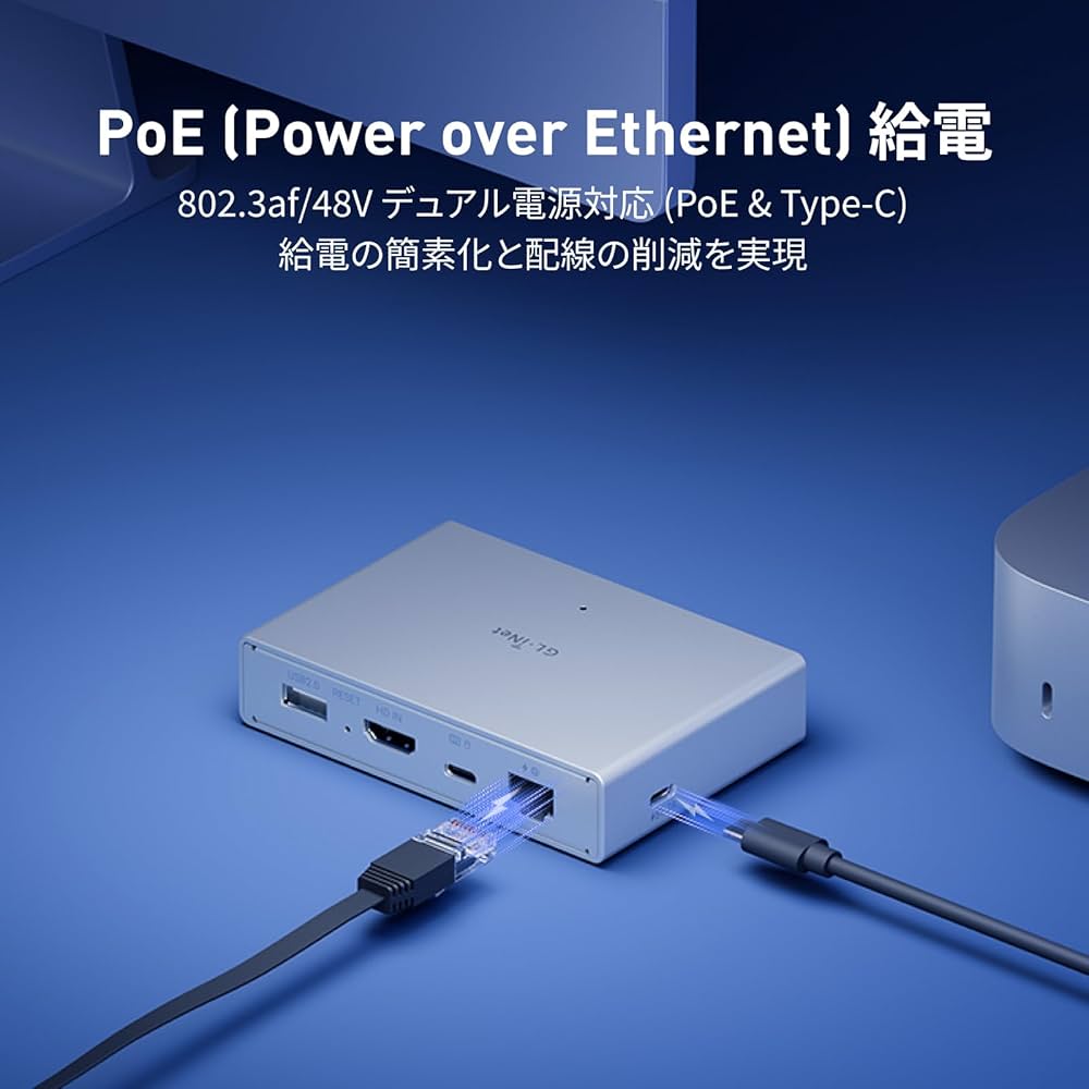 Amazon.co.jp: GL.iNet Comet PoE (GL-RM1PE) インターネット経由KVM