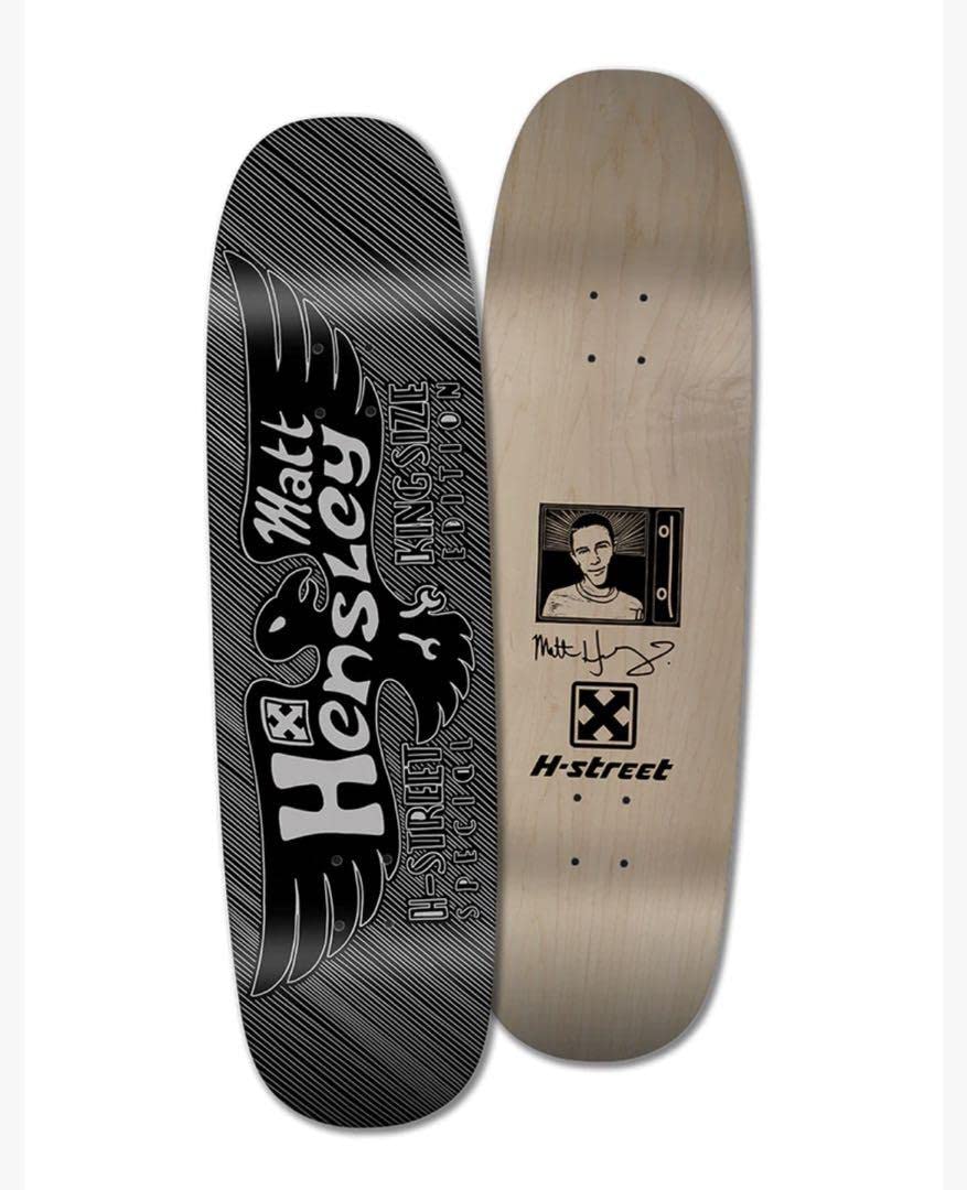 Amazon.co.jp: H-street スケボーデッキ マットヘンズリー イーグル 黒