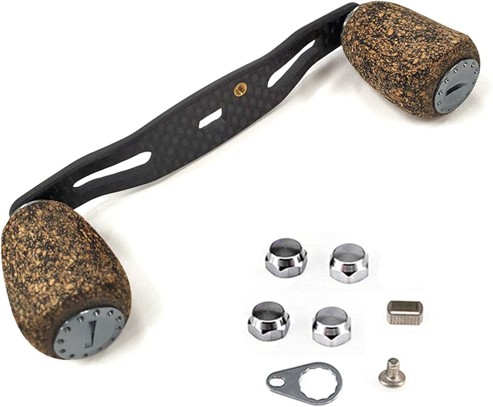 Amazon | VISPREA リール カーボン パーツ ベイトリール ハンドル 95mm