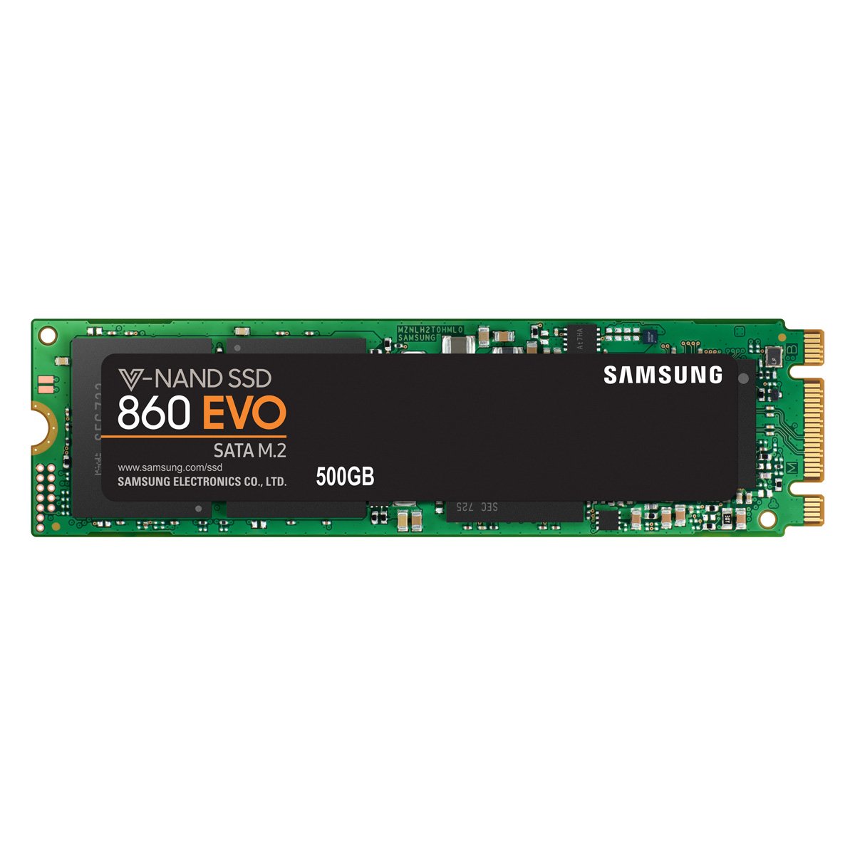 Amazon | Samsung 860 EVO 500GB SATA M.2 (2280) 内蔵 SSD MZ-N6E500B