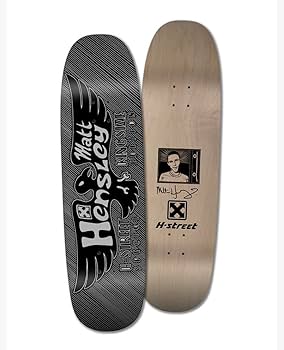 Amazon.co.jp: H-street スケボーデッキ マットヘンズリー イーグル 黒