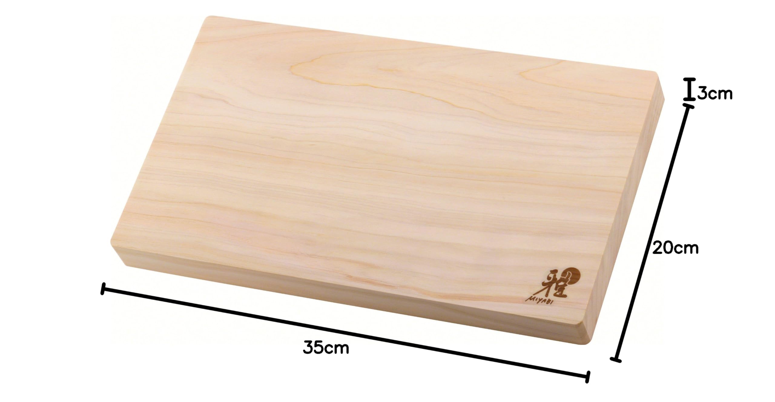 Amazon｜MIYABI ミヤビ 「 ヒノキカッティングボード 35×20cm」 まな板