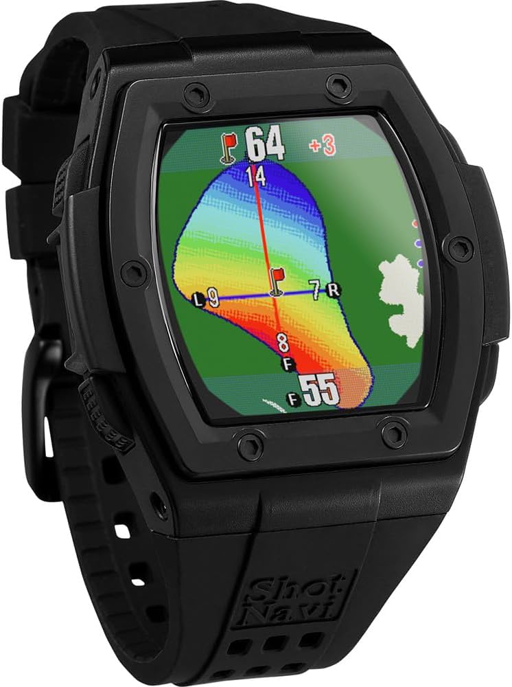 Amazon | Shot Navi Crest2(ショットナビ)【ブラック】マルチ測位 1.4