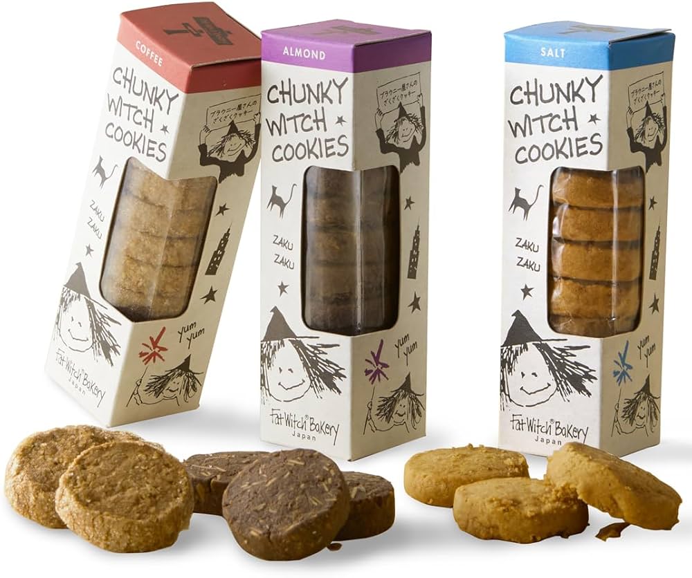 Amazon.co.jp: チャンキーウィッチクッキーズ3種セット(アーモンド