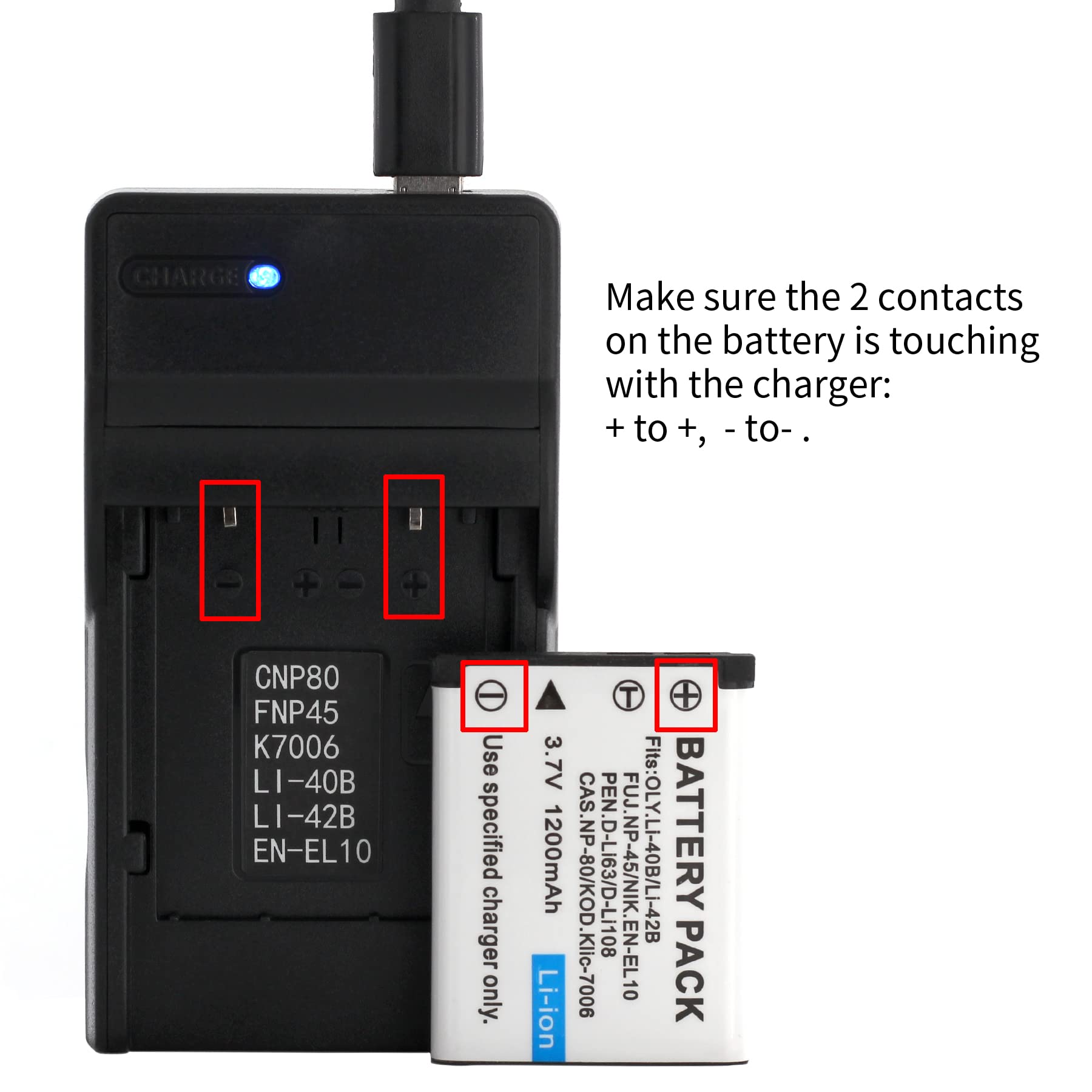 Amazon.com : Norifon NP-45 USB Charger for Fujifilm FinePix JX250