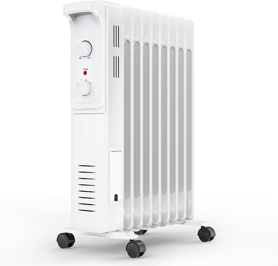 Amazon | Joy Pebble ヒーター オイルヒーター 1200W 8畳対応 ダイヤル