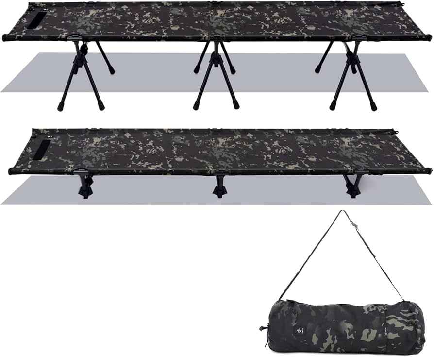 Amazon.co.jp: VENTLAX 2WAY タクティカルコット 1000D 軽量3kg 静音